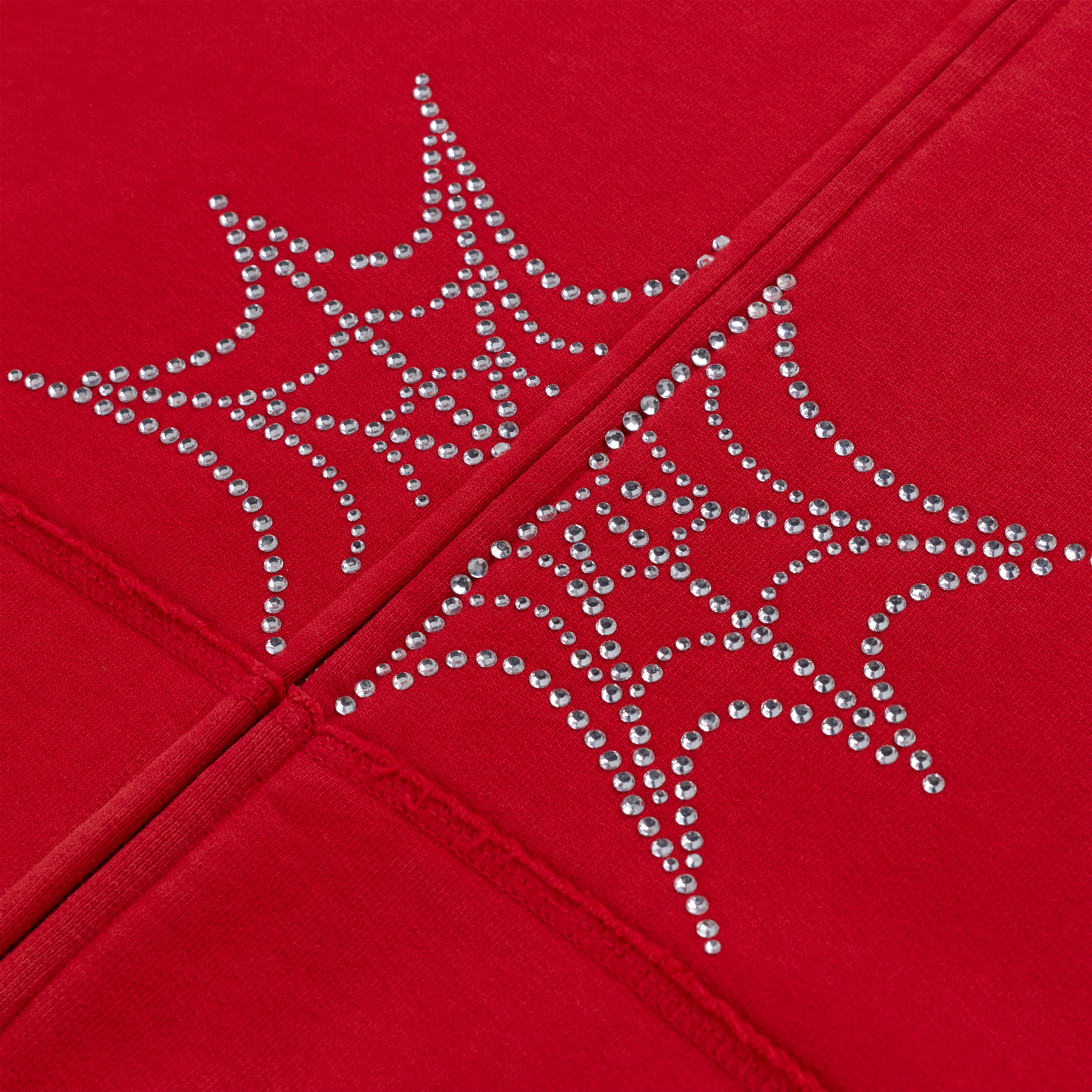 RHINESTONE WEB ZIP HOODIE - Image 3