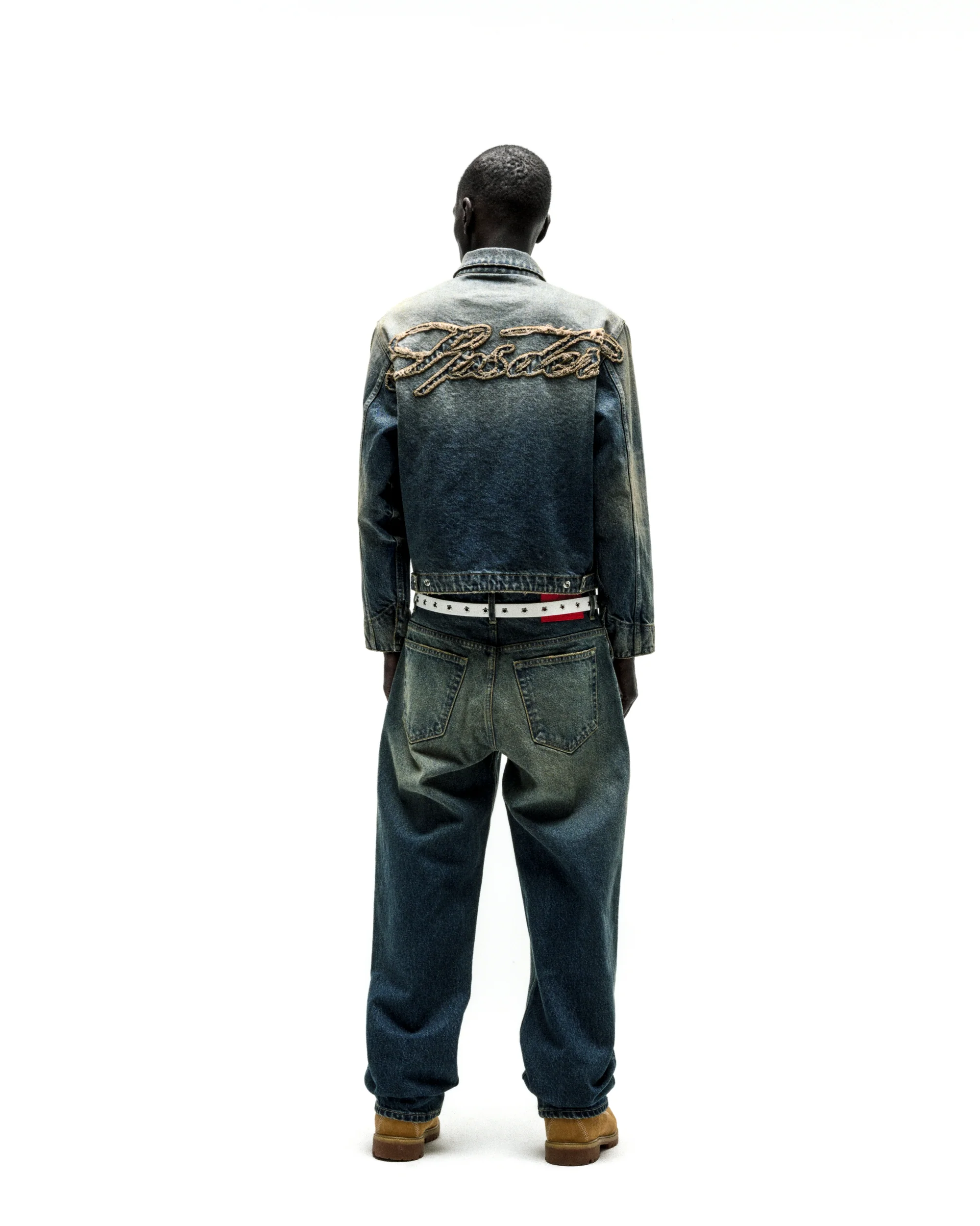 SCRIPT DENIM WORK JACKET - Image 12