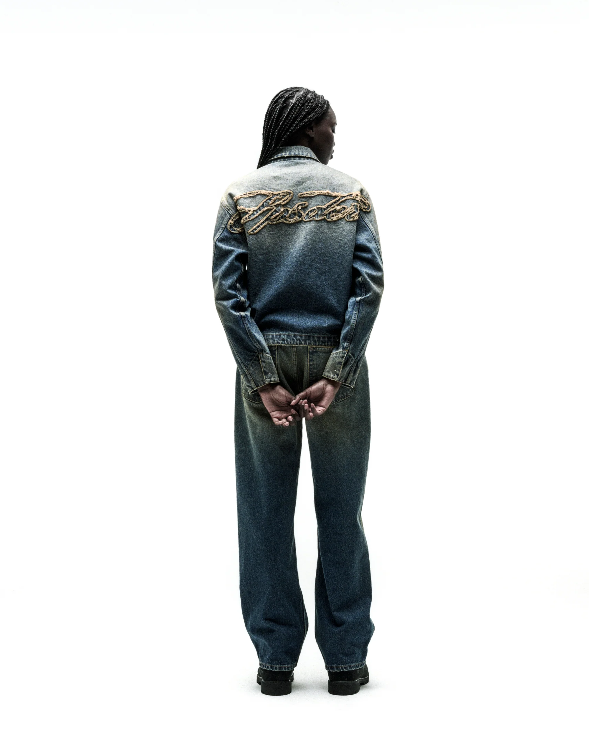 SCRIPT DENIM WORK JACKET - Image 13