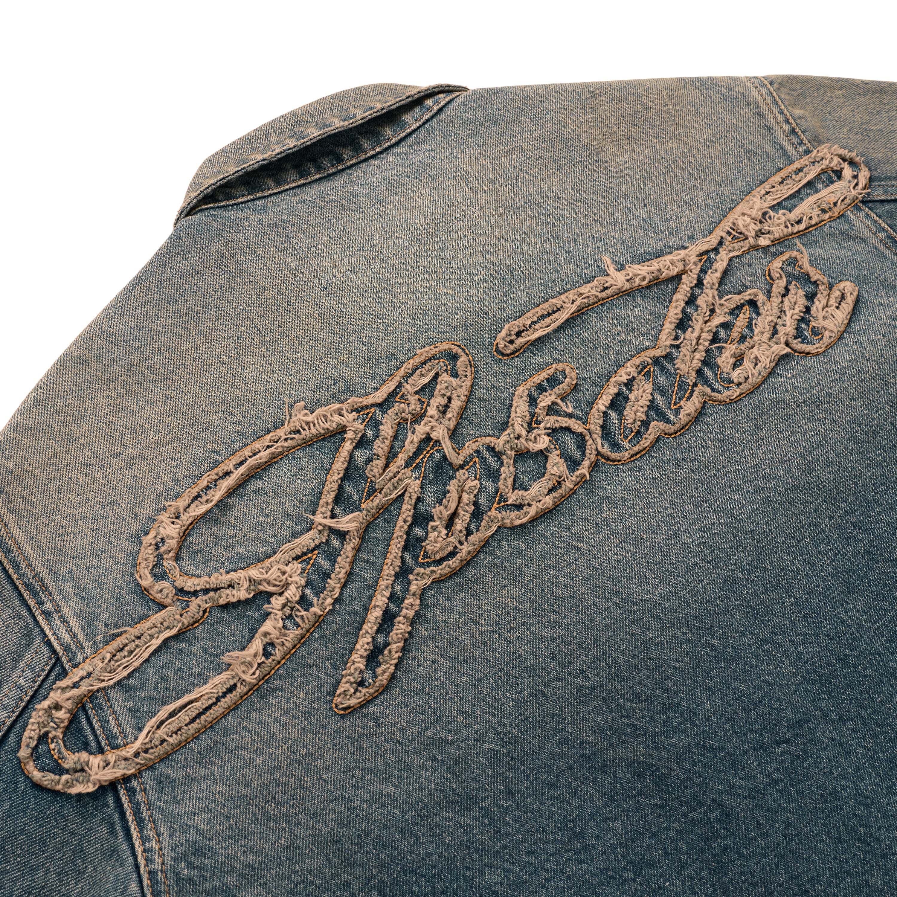 SCRIPT DENIM WORK JACKET - Image 4