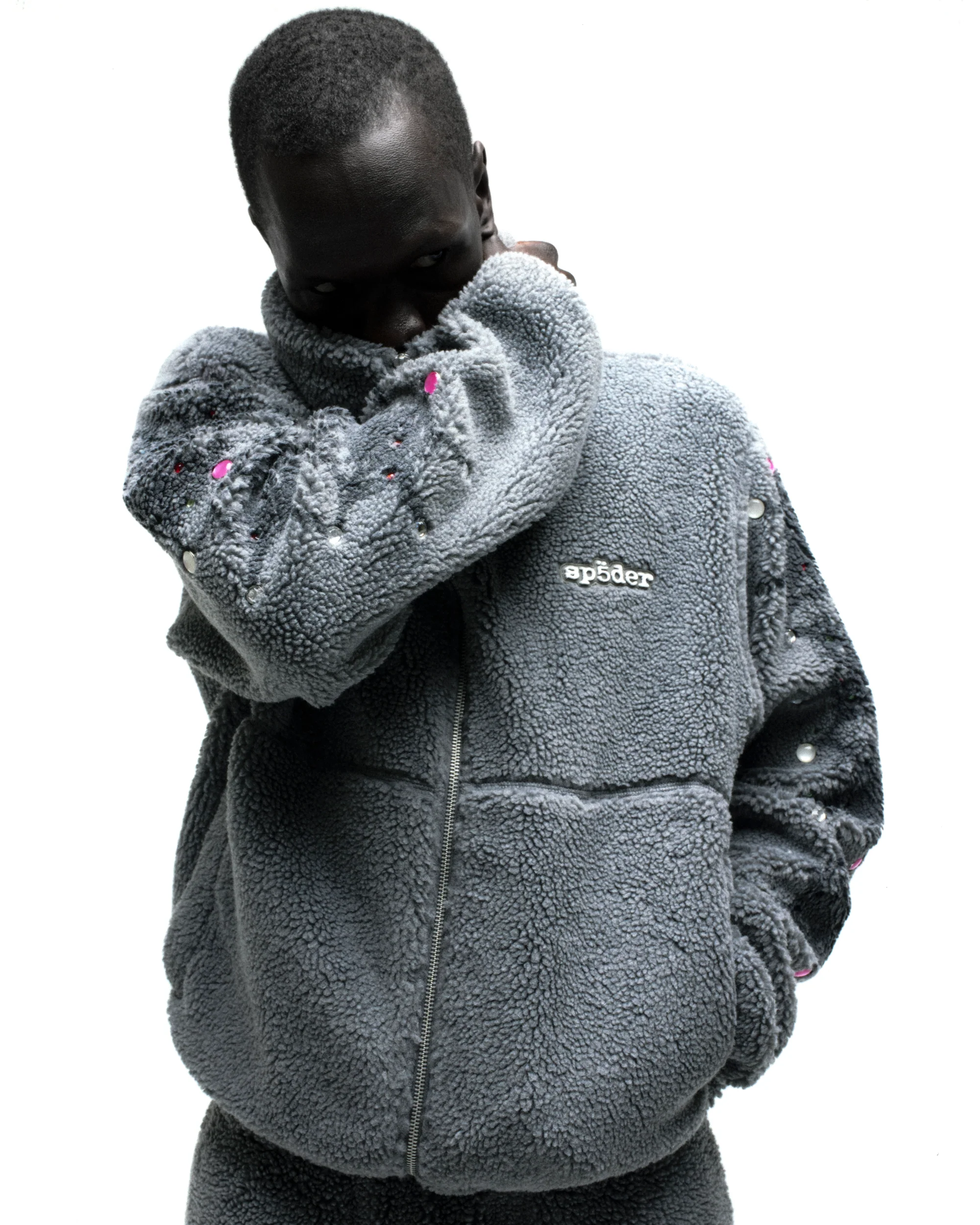 WEBSTONE TEDDY FLEECE ZIP UP - Image 14