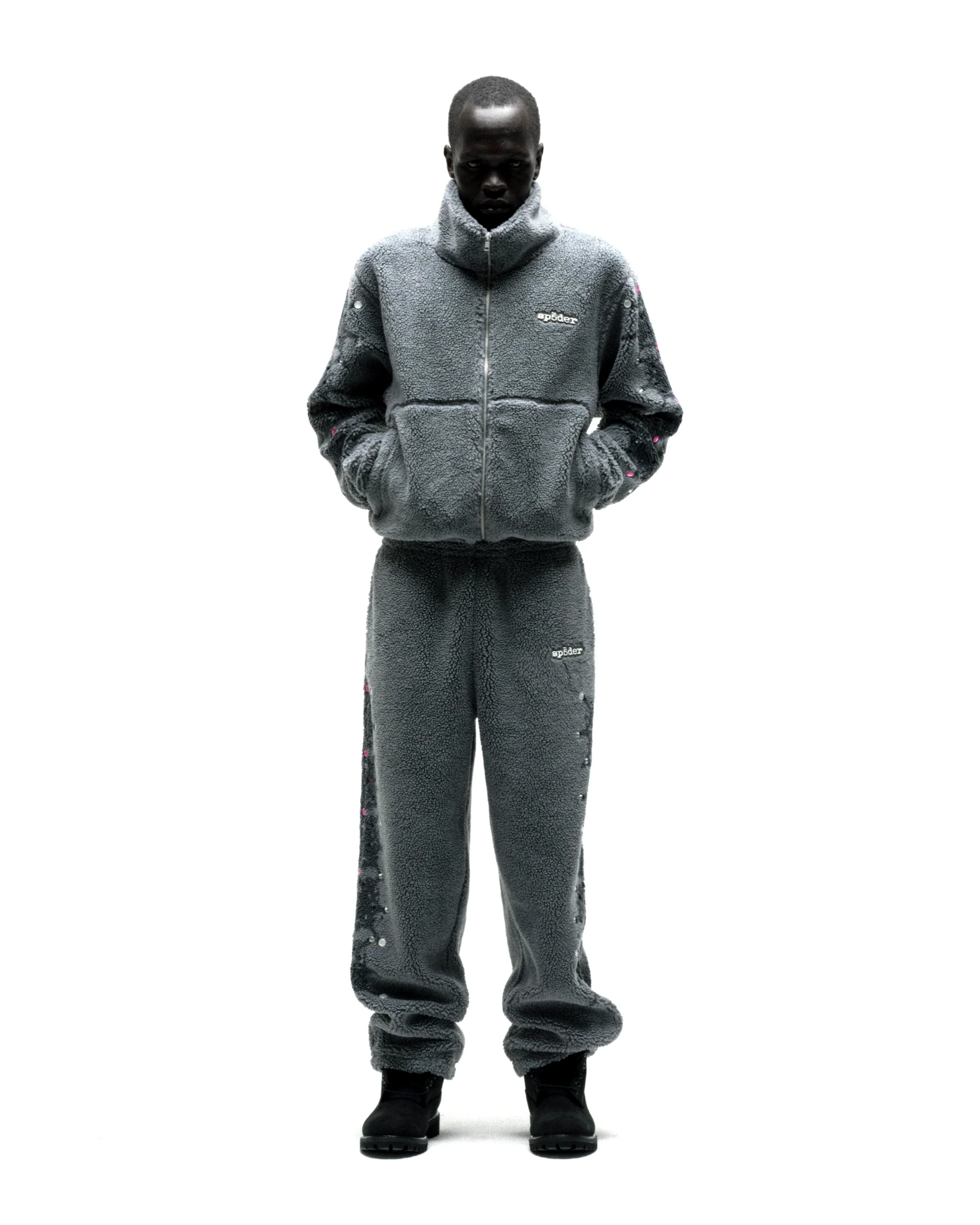 WEBSTONE TEDDY FLEECE ZIP UP - Image 8