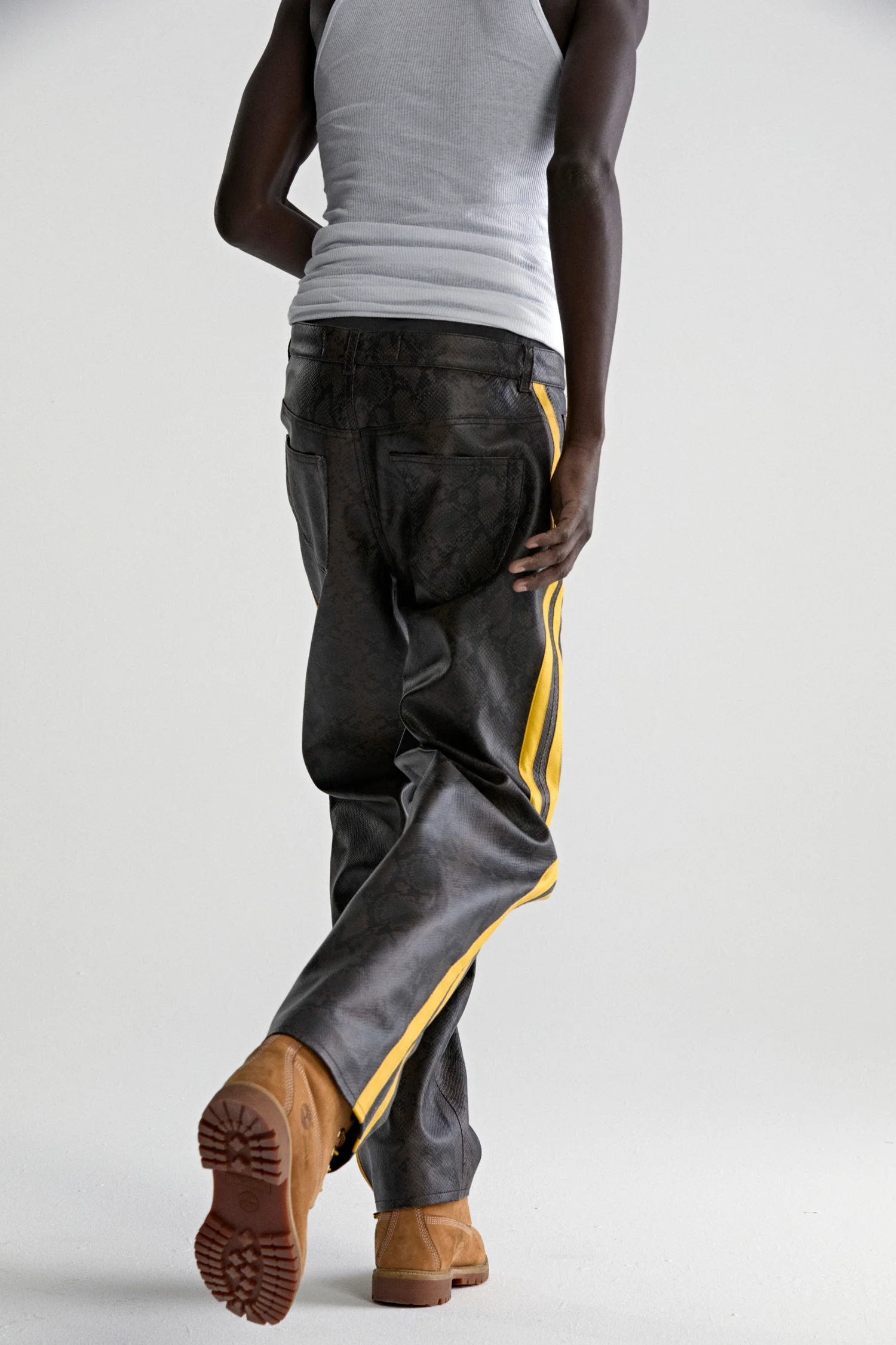 SNAKE LEATHER PANT - Image 10