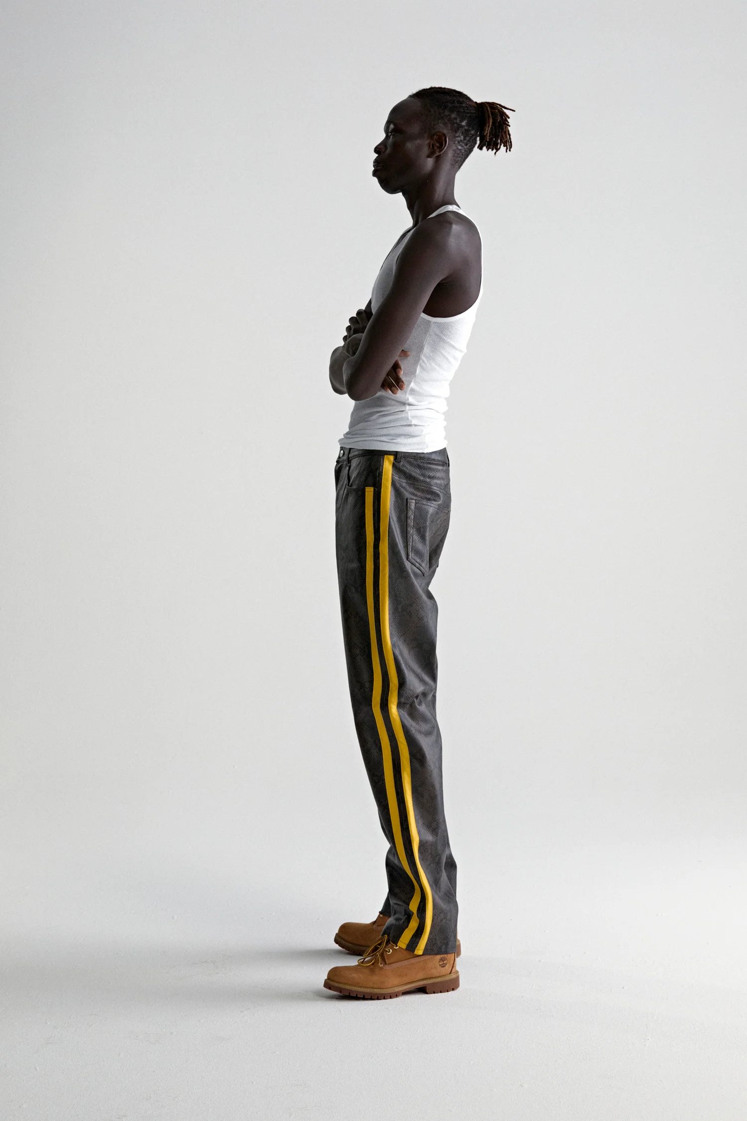 SNAKE LEATHER PANT - Image 5