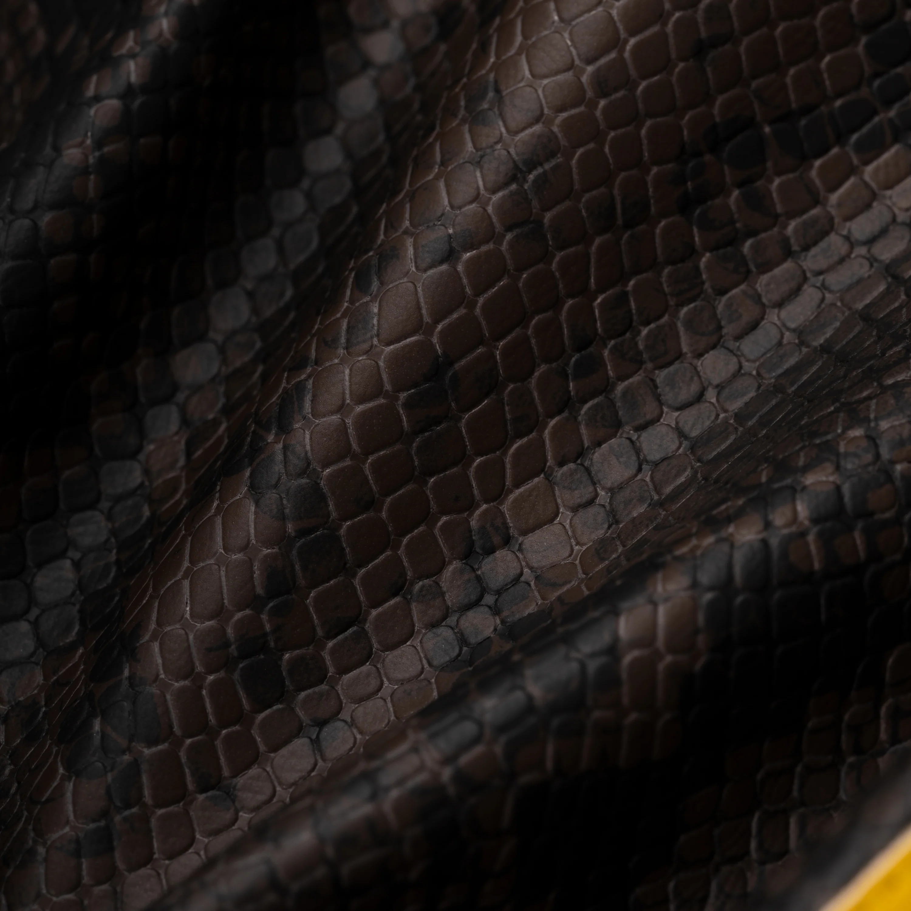 SNAKE LEATHER VARSITY BOMBER JACKET - Image 6