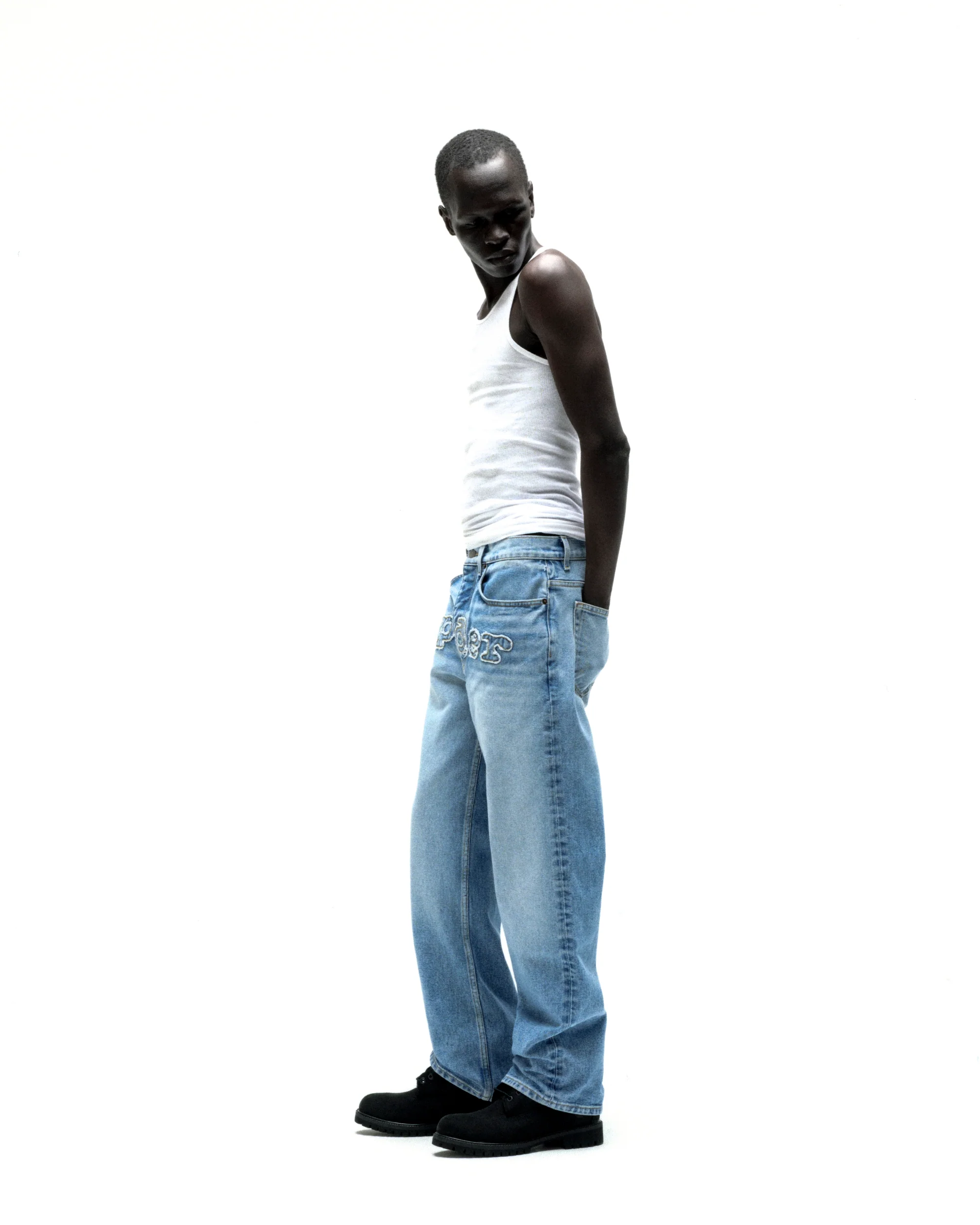 DISTRESSED LOGO V3 DENIM - Image 10
