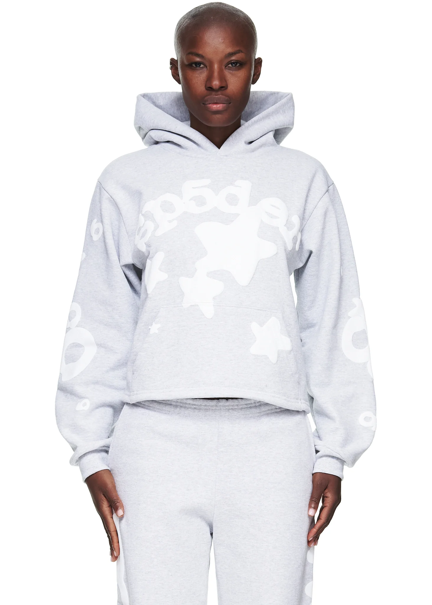 WOMEN'S CROPPED BELUGA HOODIE - Image 3