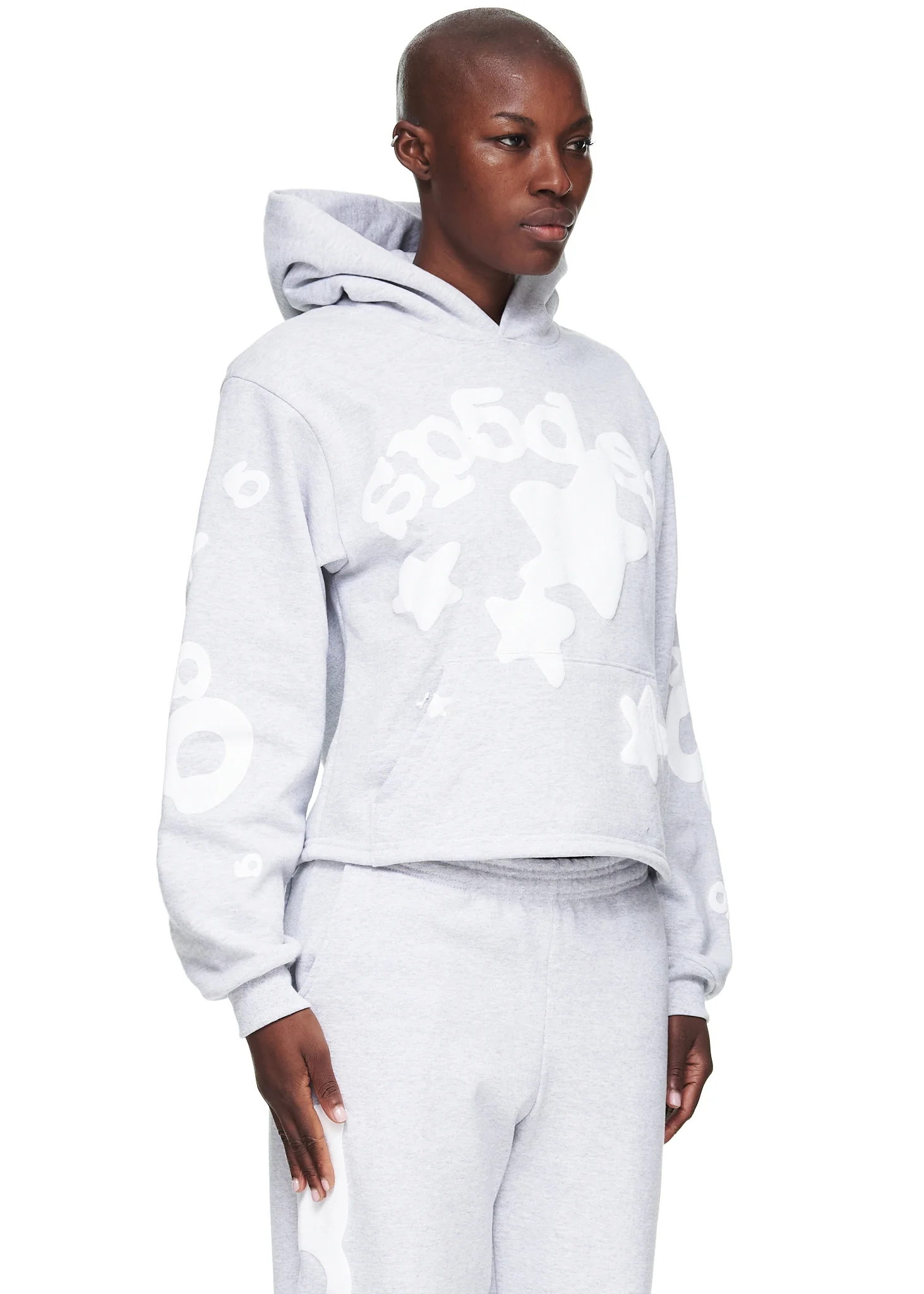 WOMEN'S CROPPED BELUGA HOODIE - Image 4