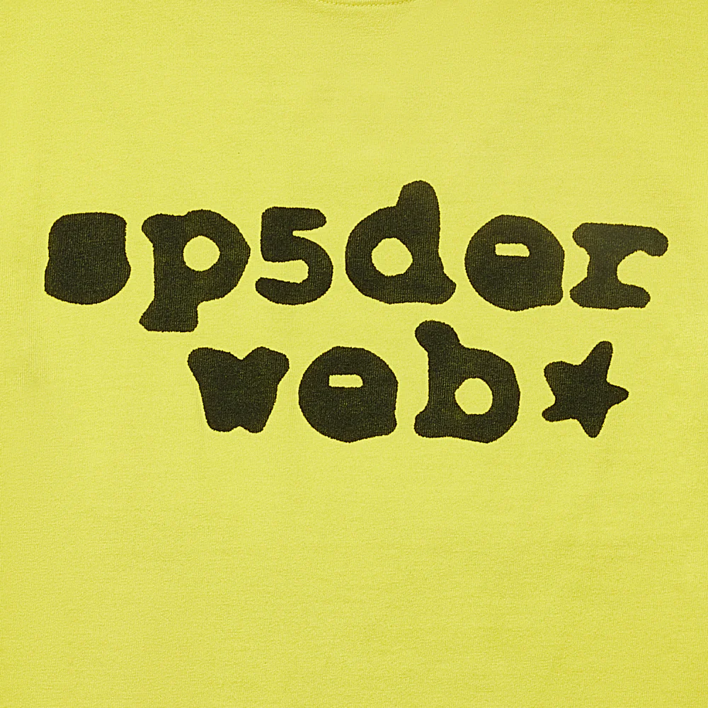 YELLOW/BLACK SP5DER WEB TEE - Image 2